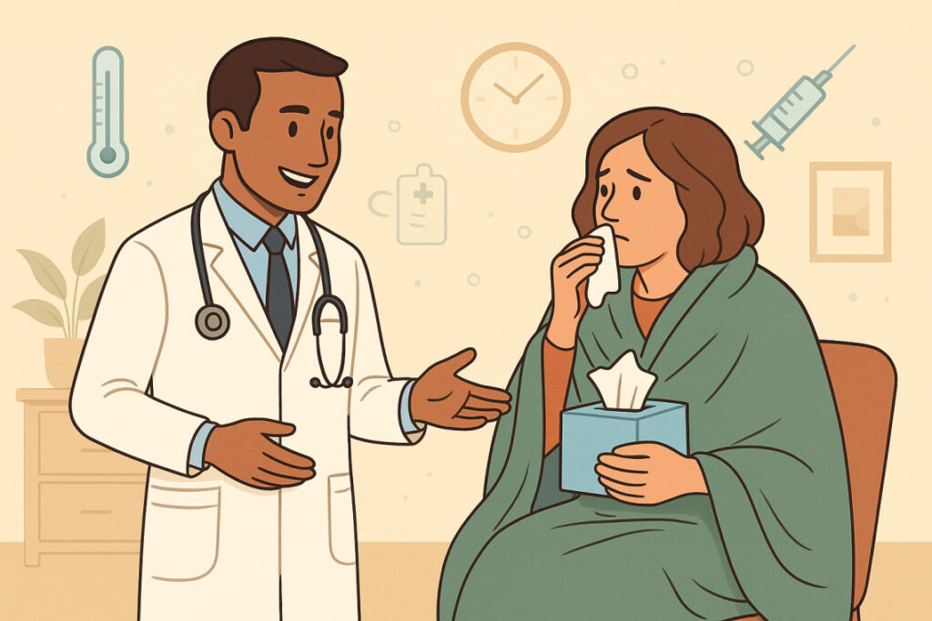 flu dr appt