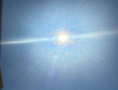 bright sun
